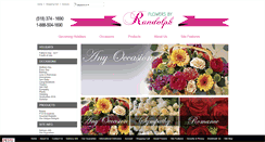 Desktop Screenshot of flowersbyrandolph.com